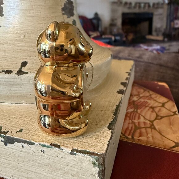 Miniature Milan Brass Teddy Bear Clock Works Perfectly - Picture 7 of 10